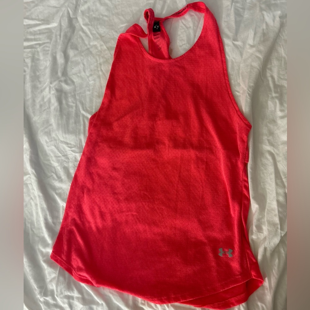 Under Armour hot pink Racerback tank xs